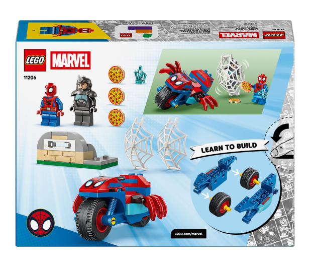 LEGO Marvel 11206 Spidey na motocyklu kontra Rhino - 1473401 - zdjęcie 12
